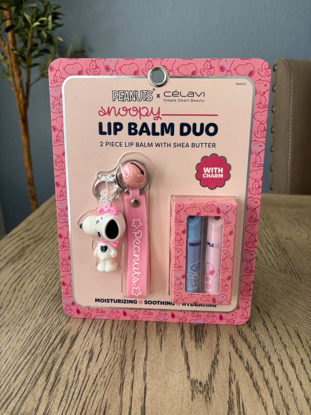 Peanuts x Célavi Snoopy Lip Balm Duo w/ Charm